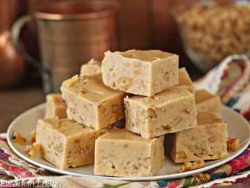 Maple Syrup Walnut Fudge