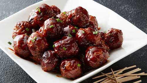 Tangy Maple Meat Balls